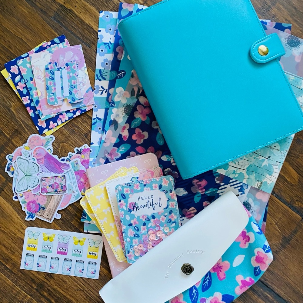 Planner Society Bundle with Aqua Planner